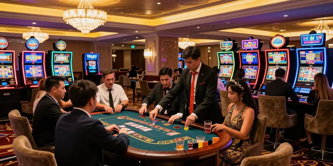 KO66 vibrant casino gaming experience showcasing players engaged in thrilling games for an exciting atmosphere.