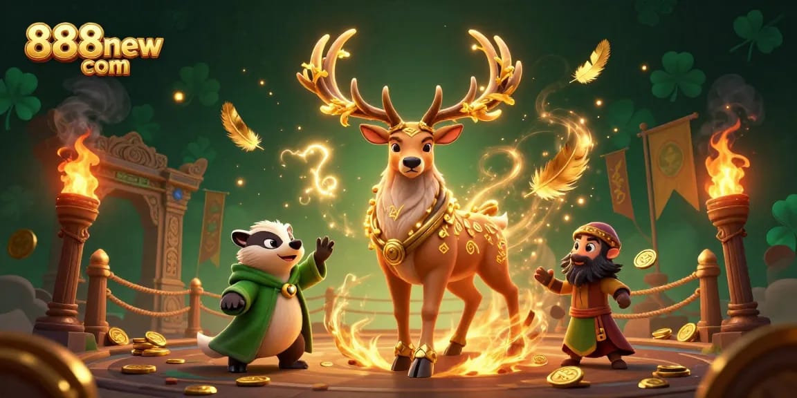 Win big with the thrilling atmosphere at 888new com, featuring captivating casino elements and characters.