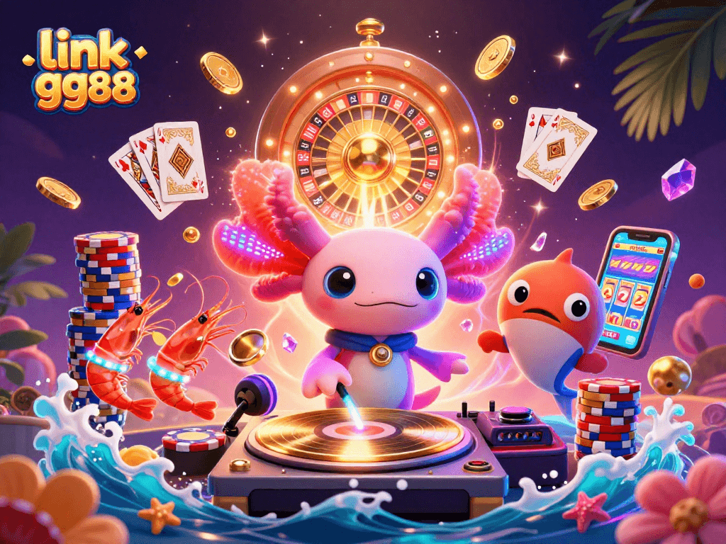 Experience exhilarating gaming with link gg88 and vibrant 3D visuals of casino fun.
