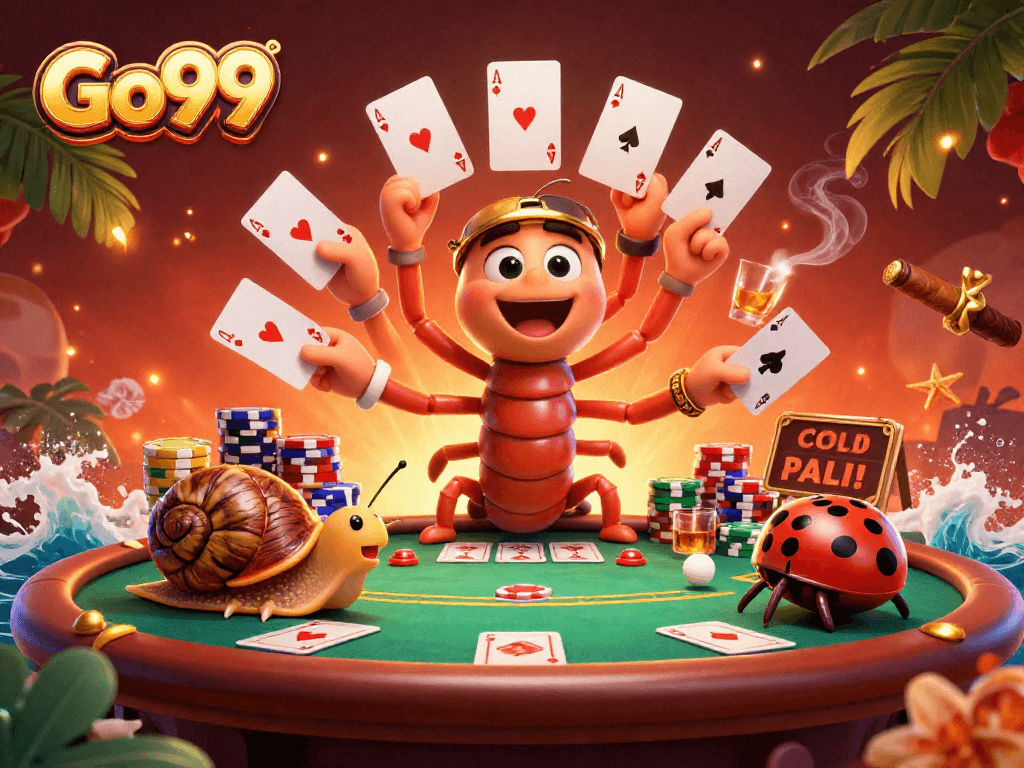 Experience high-stakes action at Go99 with vibrant characters and a lively poker scene.