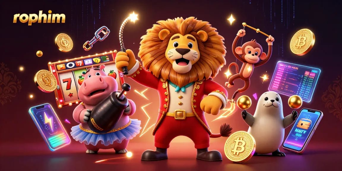 Experience thrilling gameplay with rophim's vibrant casino illustration showcasing iconic characters and elements.