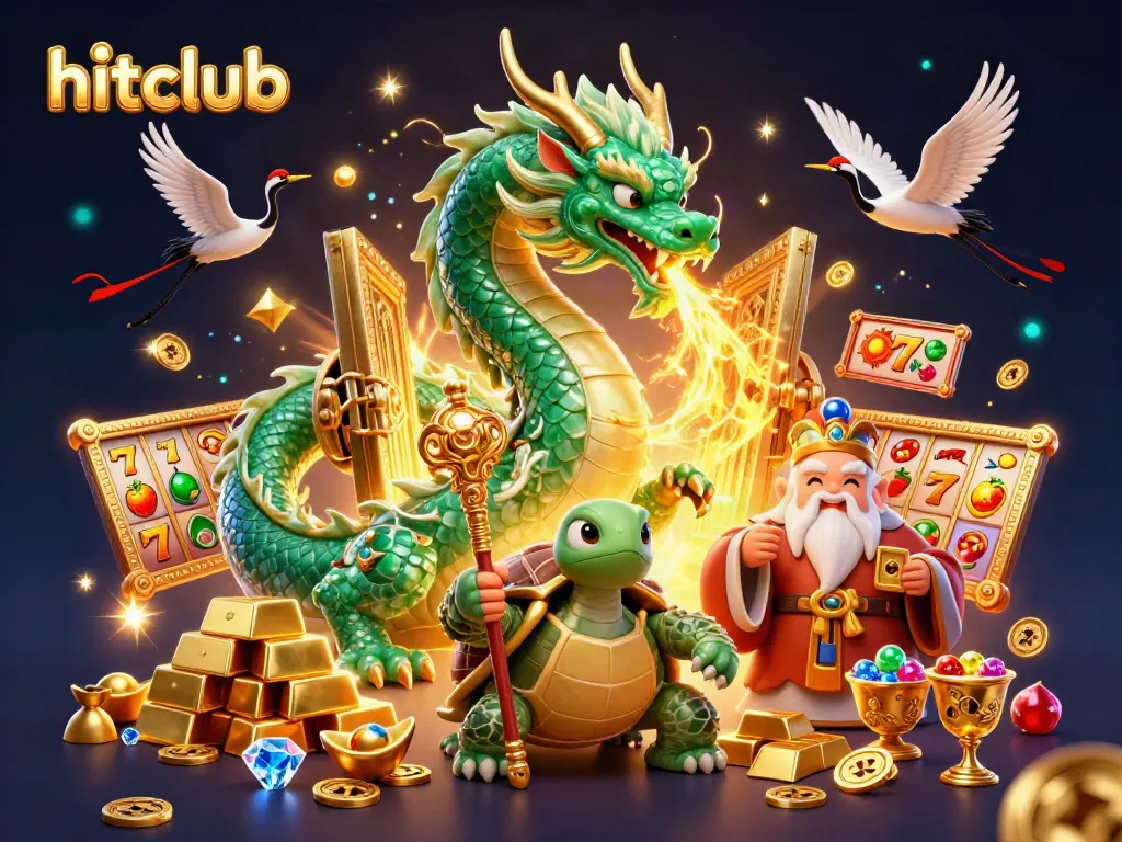 Experience gaming magic with hitclub's legendary characters amid treasure and excitement.