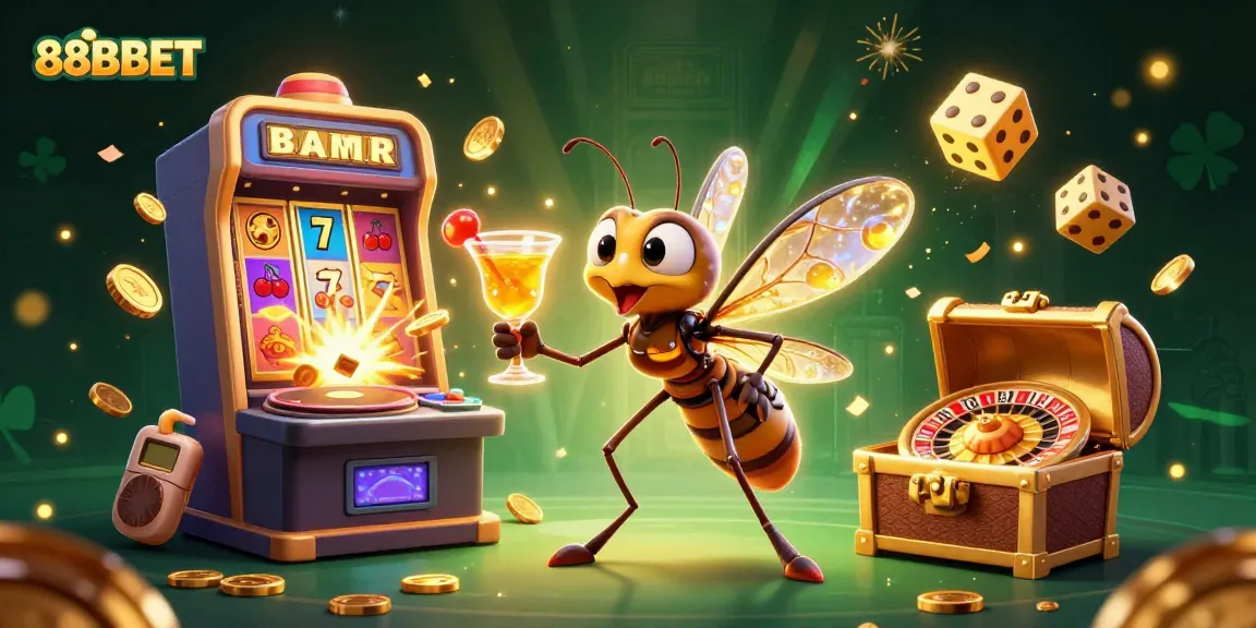 Experience thrilling gameplay at 88BBET with vibrant casino elements and dynamic excitement.
