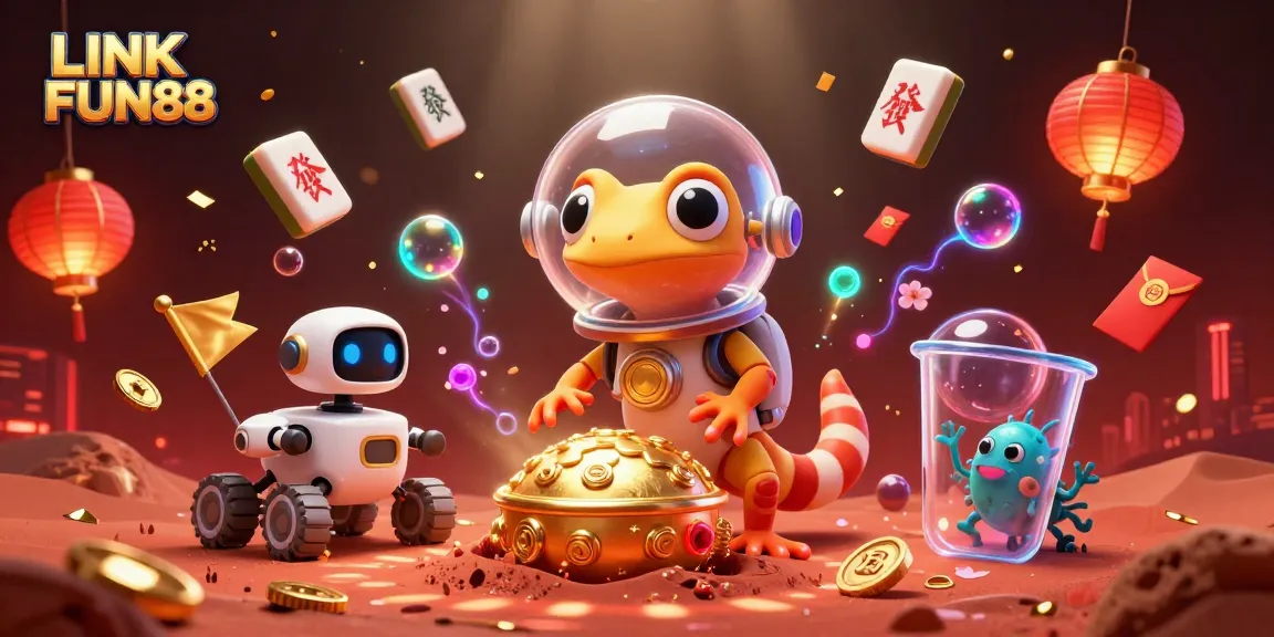Engage in thrilling gameplay with LINK FUN88 at a vibrant Martian casino adventure