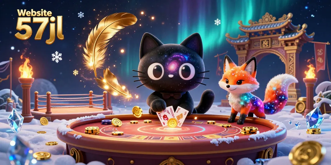 Participate in exciting games at Website 57jl, featuring vibrant casino action with unique characters.