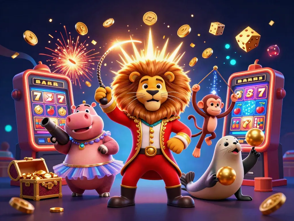 Experience the excitement of tỷ lệ kèo in this thrilling 3D casino illustration.