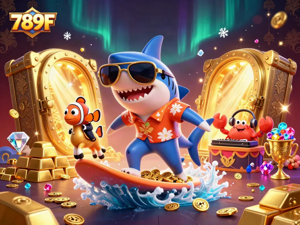 Experience thrilling excitement at 789F with vibrant 3D gaming adventure exploring treasures.