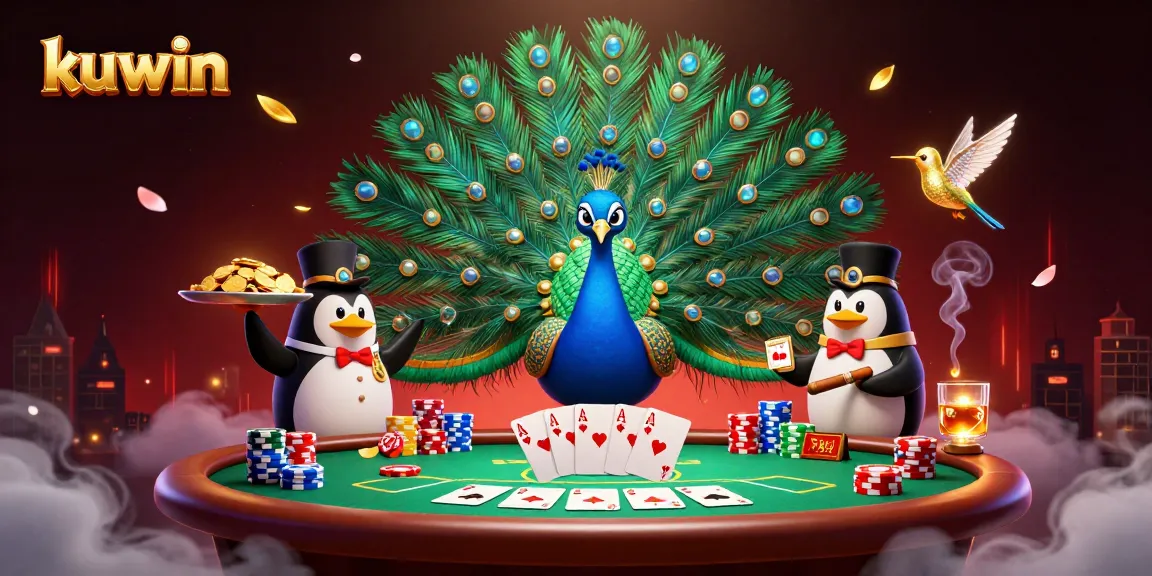 Engage in exciting poker games with kuwin, featuring vibrant characters and rich game elements.