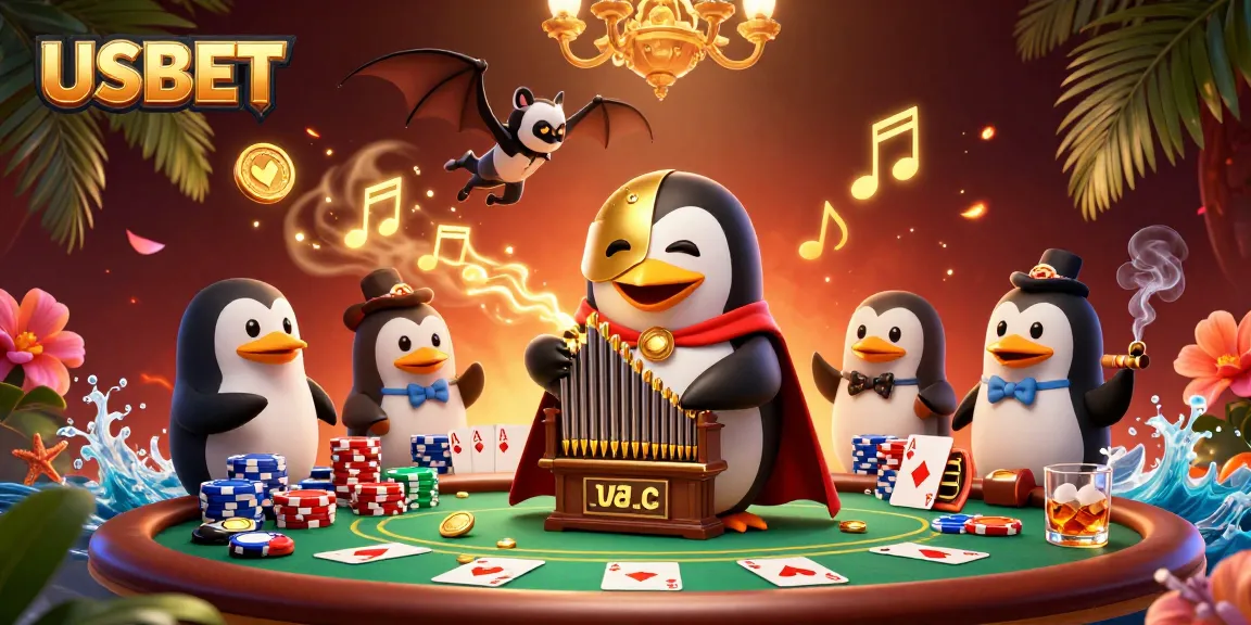 Experience thrilling gameplay at USBET with eye-catching poker elements and dynamic characters.