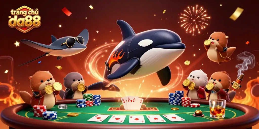 Experience the thrill of gaming at trang chủ da88 with exciting characters and vibrant casino elements.