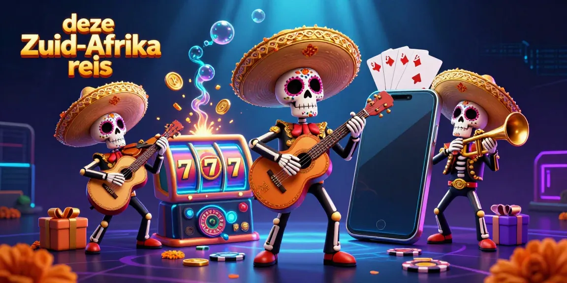 Deze Zuid-Afrika reis biedt een kleurrijke illustratie van een mariachi-band met speelse elementen voor een spannende ervaring.