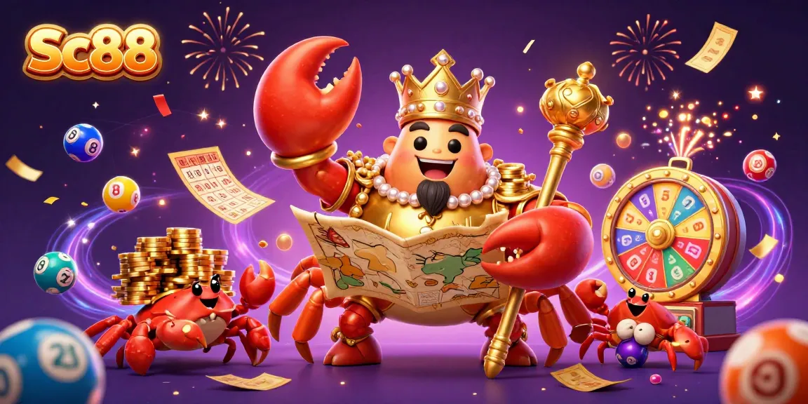 Experience thrilling gaming adventures at Sc88 with the lively golden crab emperor and lottery excitement.