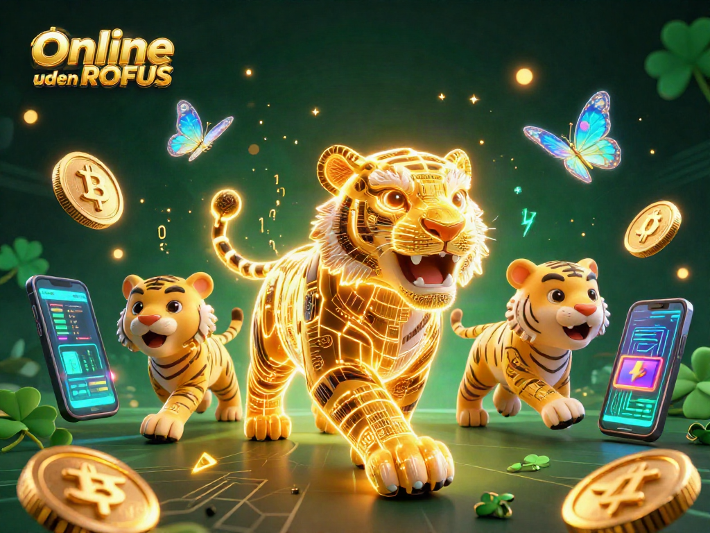 Experience thrilling online casinoer uden ROFUS in a vibrant 3D gaming environment with crypto elements.