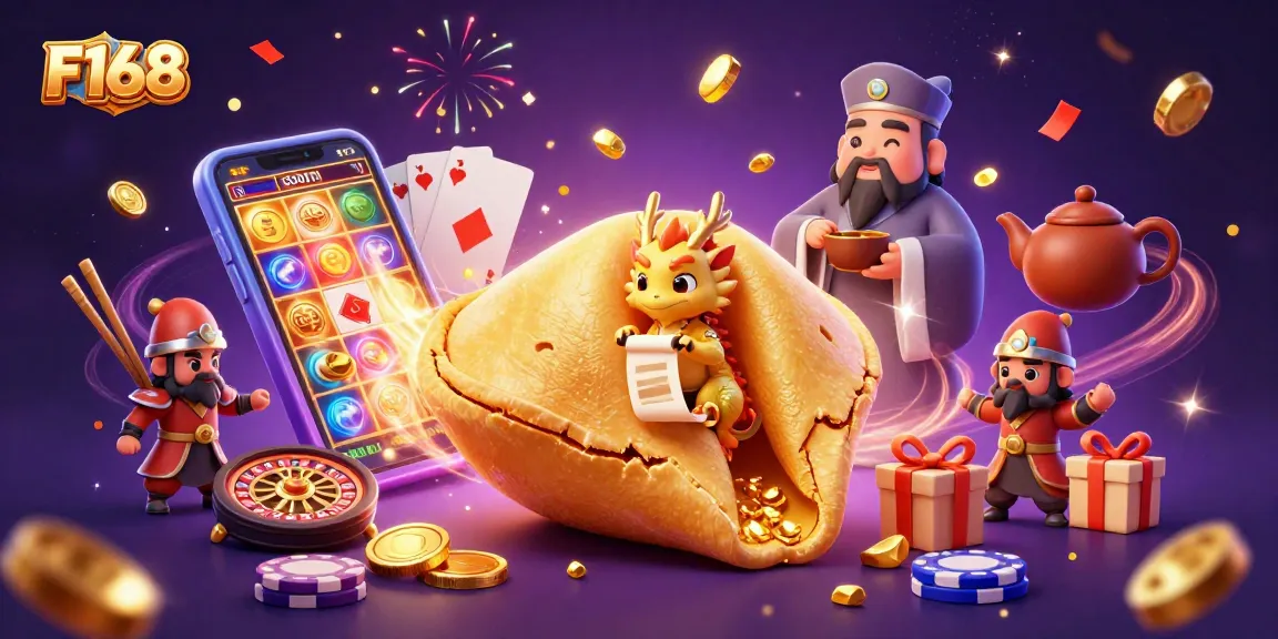 Experience exciting games with F168's colorful slot machines and dynamic dragon characters.
