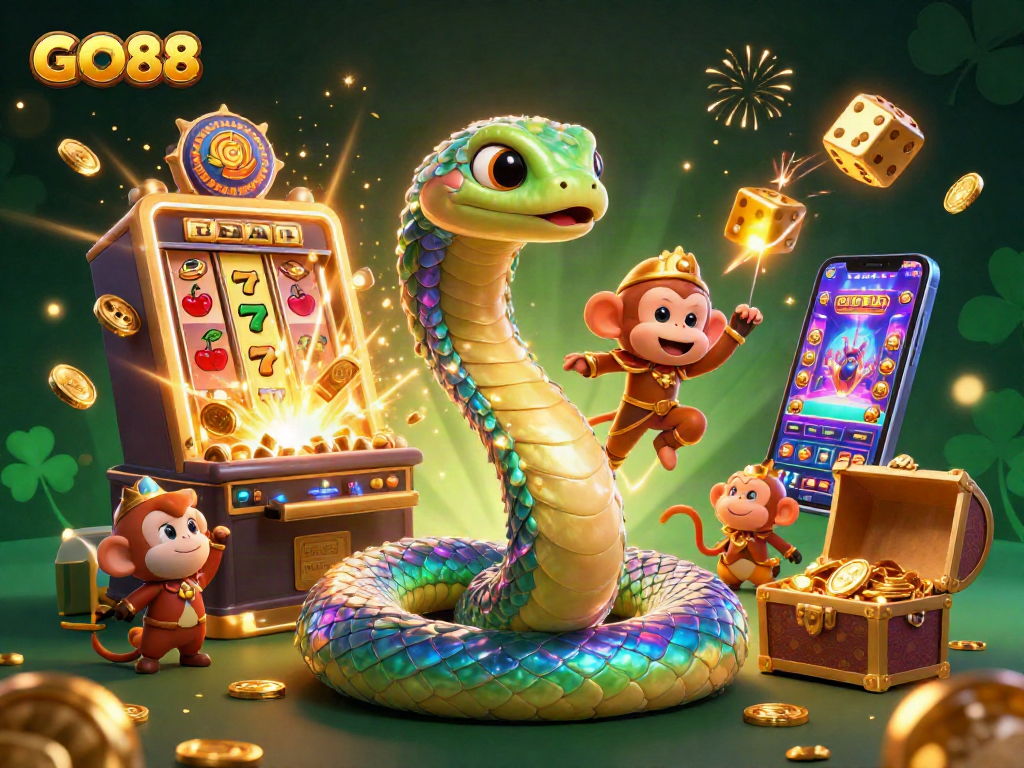 Spin the reels with GO88's colorful jackpot explosion and lively casino action!