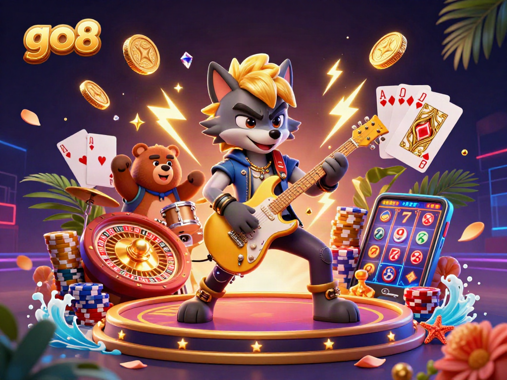 Experience the excitement of go8 casinos with dynamic characters and vibrant gaming elements