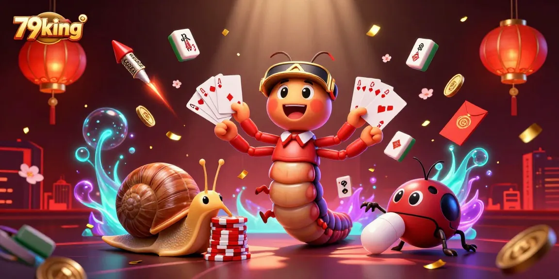 Experience excitement at 79king with a colorful casino scene featuring a playful dealer and high-roller dynamic.