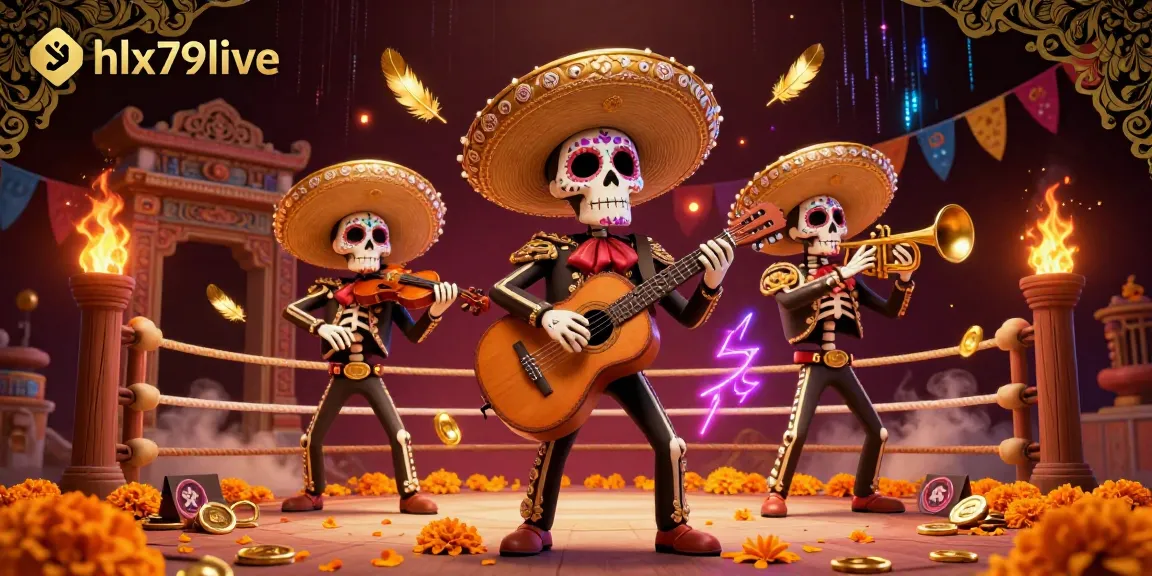 Watch the exciting action of cockfighting at hlx79live with animated mariachi band vibes!