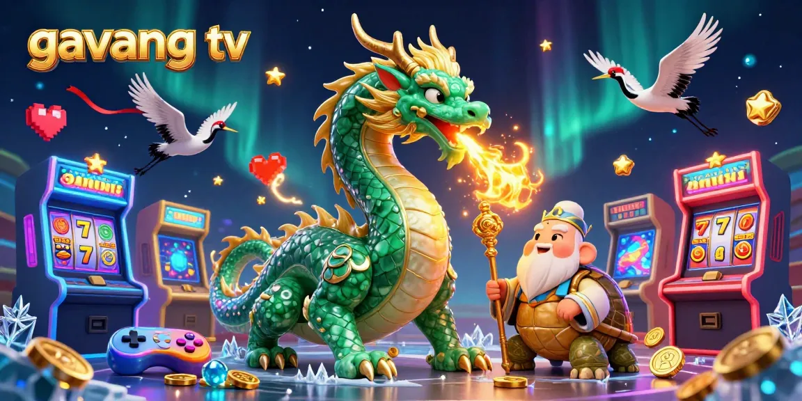 gamblers enjoy action-packed games with the whimsical characters of gavang tv in an impressive 3D casino scene