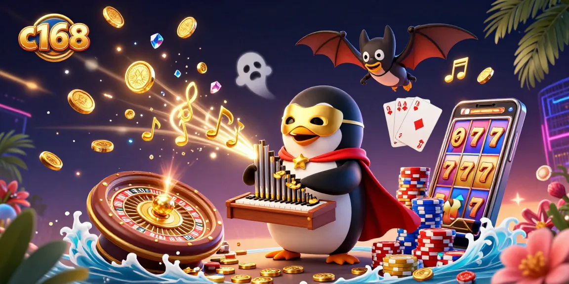 c168 tham gia trò chơi casino hấp dẫn với những đồng xu vàng lấp lánh và quyến rũ
