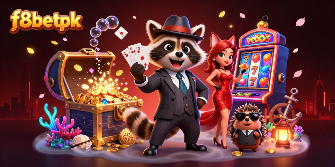 Experience thrilling wins at f8betpk with vibrant slot games, an exciting casino atmosphere, and lively characters.