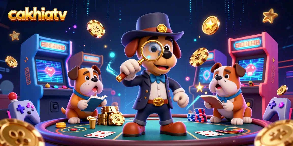 Engage with cakhiatv's animated casino adventure featuring a detective and treasure clues.