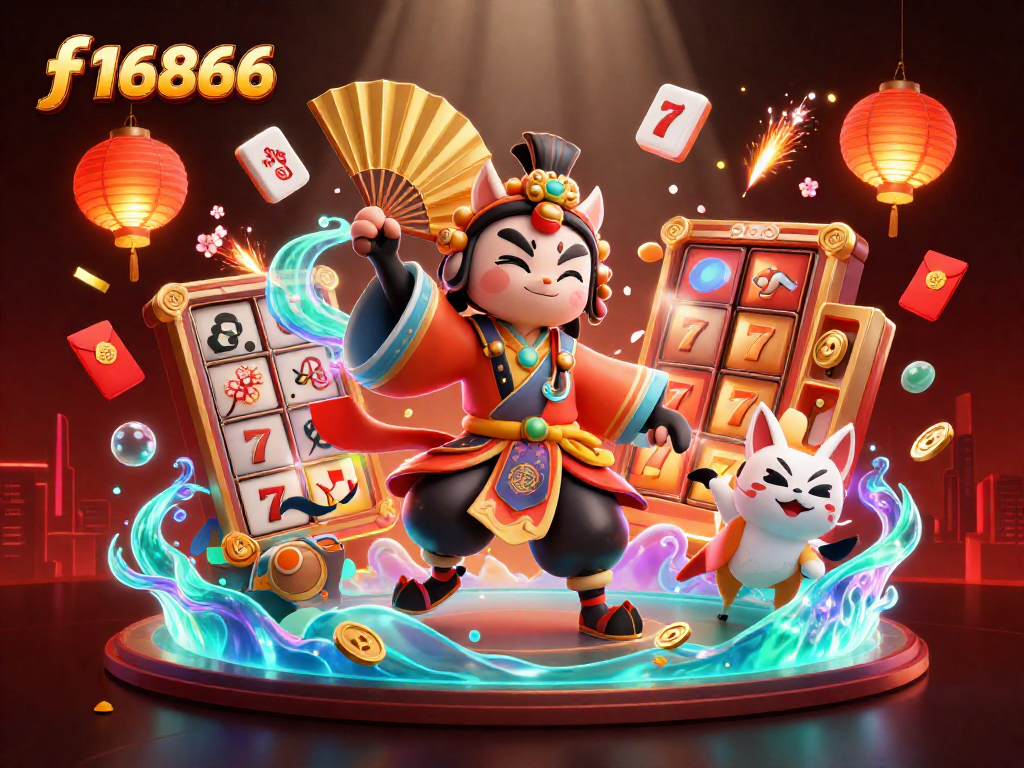 Experience exciting gameplay at f16866 with vibrant characters and dynamic casino elements.