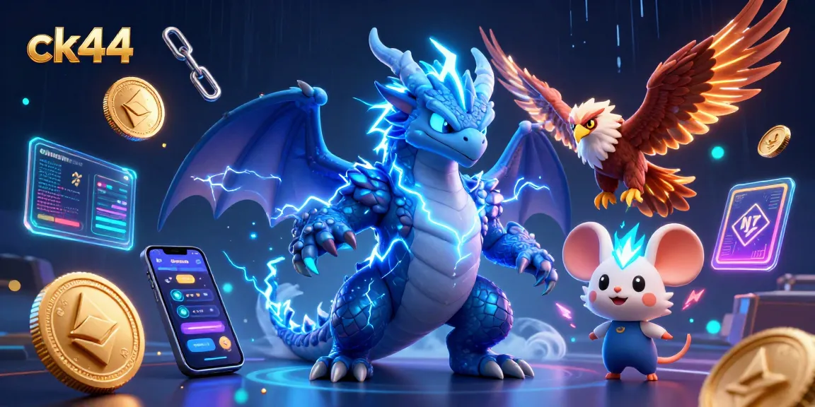 Play thrilling games at ck44, featuring dynamic characters and vibrant digital casino elements.