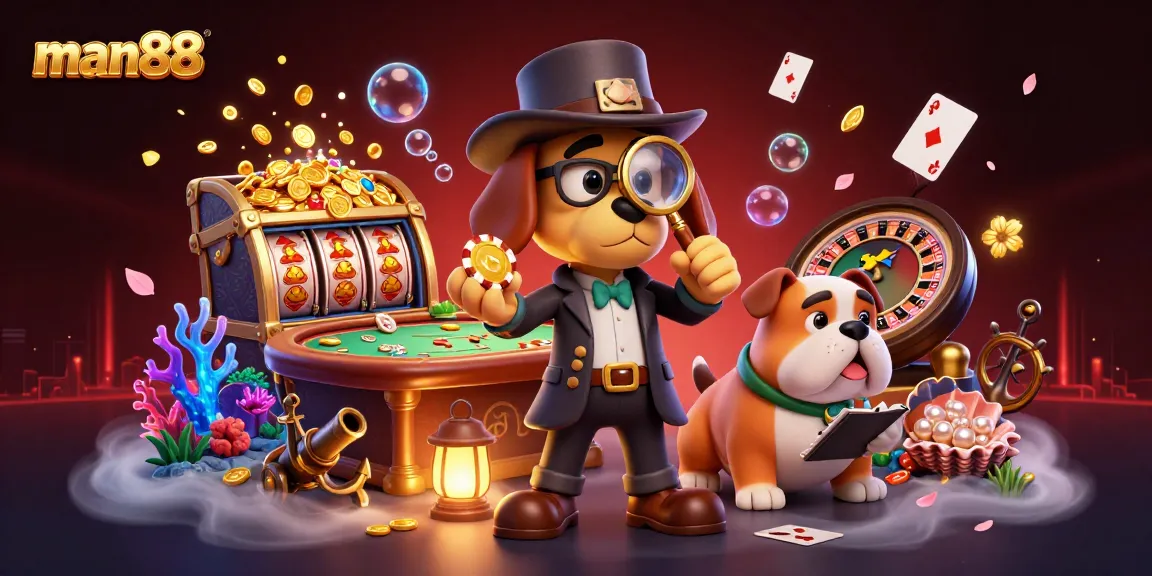 Experience thrilling action with the man88 casino detective uncovering treasures and poker clues in dramatic 3D.