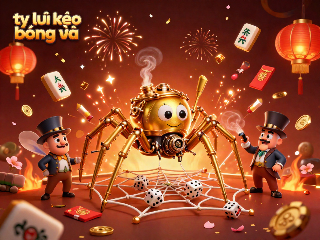 Catch winning odds with tỷ lệ kèo bóng đá in this vibrant gaming illustration filled with excitement.