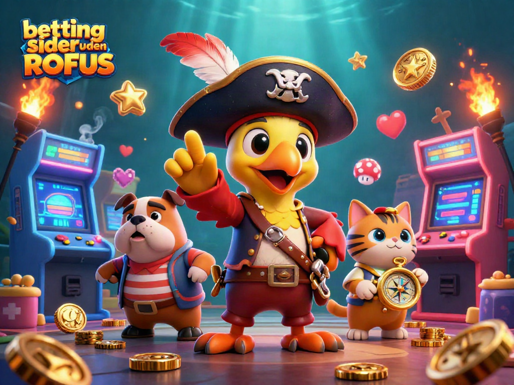 Engage with exciting betting sider uden ROFUS featuring a dynamic 3D pirate-themed casino scene.
