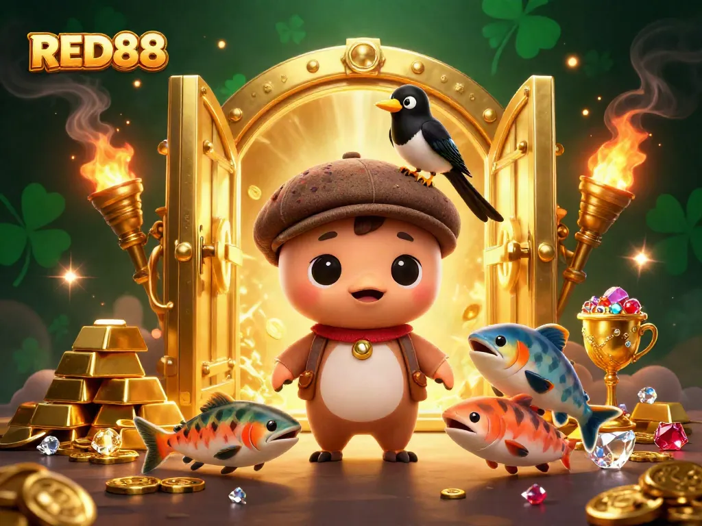 Experience thrilling slots with RED88’s vibrant characters and sparkling treasures