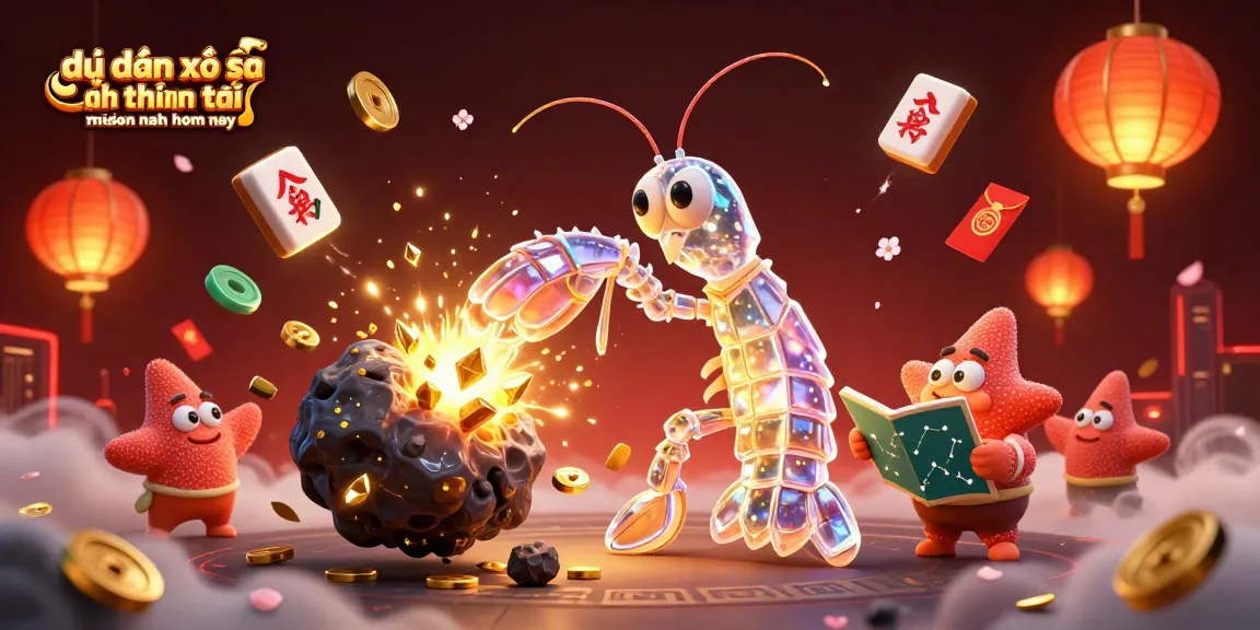 Engage with dự đoán xổ số thần tài miền nam hôm nay through dynamic gambling-themed illustration featuring vibrant characters and lucky symbols.