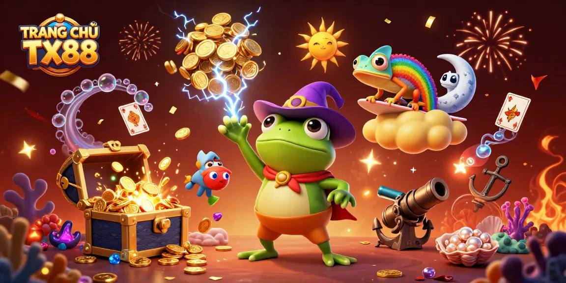 Experience the excitement of TRANG CHỦ TX88 with colorful games and dynamic action.
