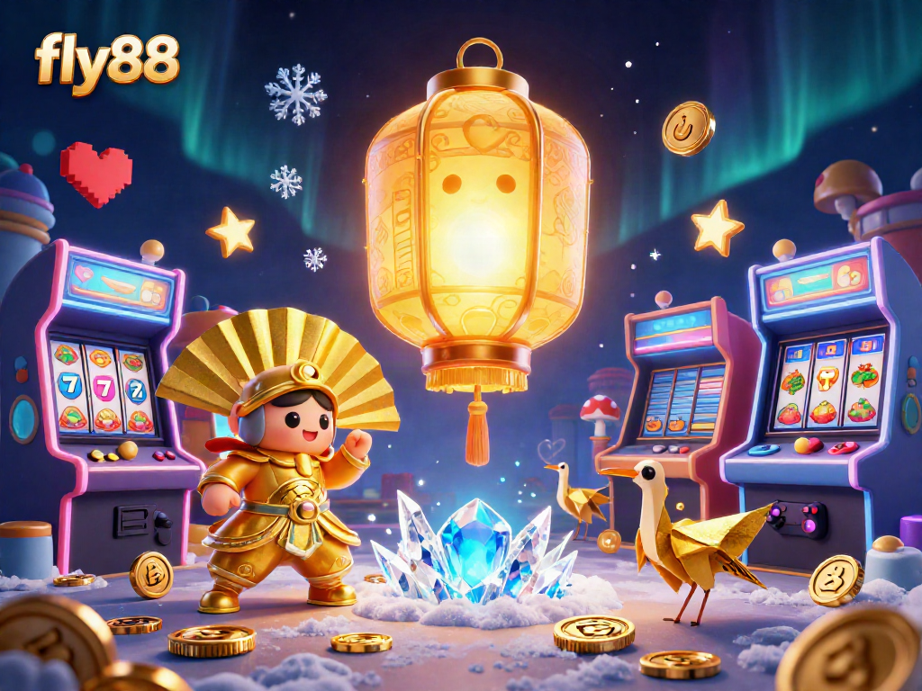 Fly88 showcases exciting casino gameplay with vibrant characters and colorful gaming elements.