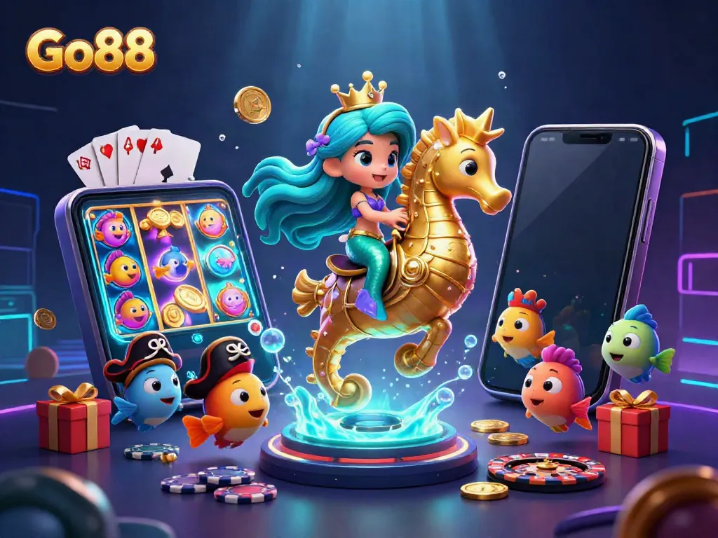 Engage with Go88's thrilling underwater slot gaming experience