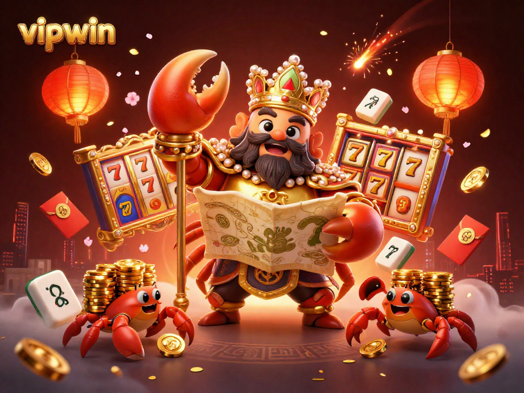Experience excitement with vipwin's vibrant slots and casino games presented in a rich 3D fantasy landscape.