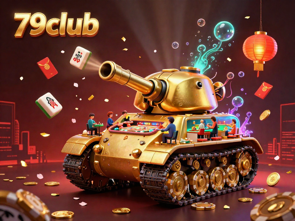 Experience the thrill of 79club's vibrant animated casino scene with stunning visuals and excitement.