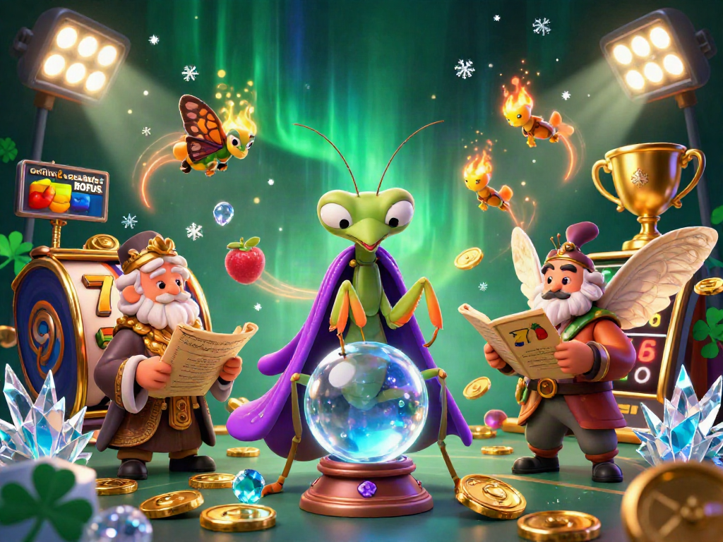 Engage with online casinoer uden ROFUS through a magical scene of fortune tellers and jackpot elements.