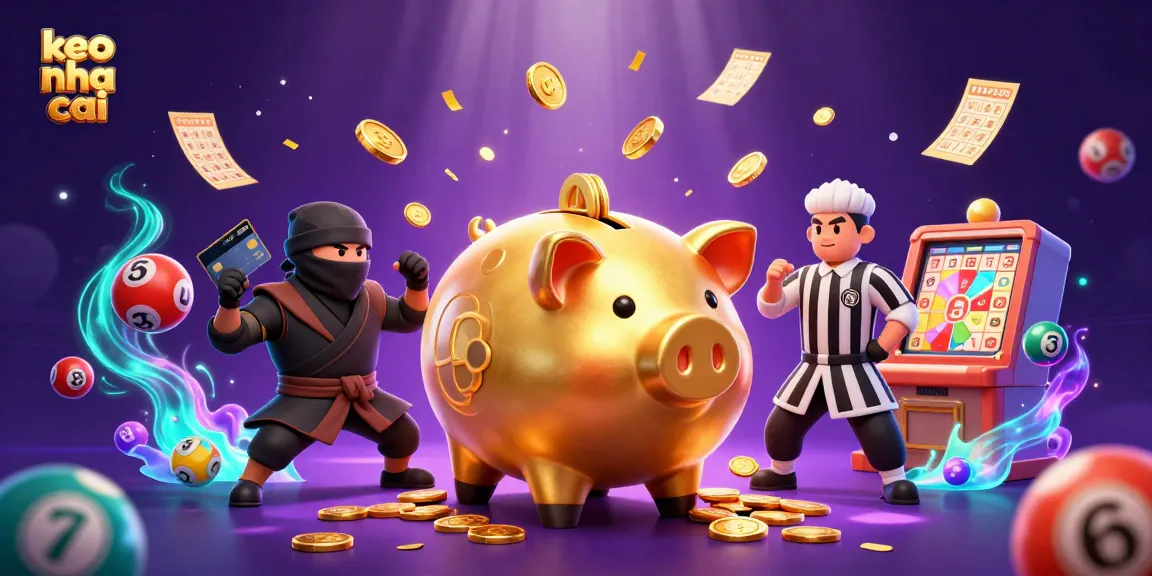Engage with keo nha cai as the summoning golden sumo wrestler unleashes coins in an exciting betting scene.