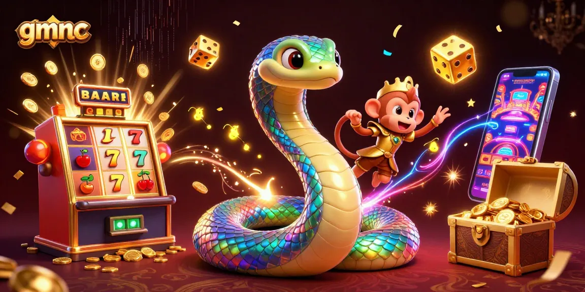 Experience thrilling excitement with gmnc as the playful monkey king swings around a vibrant jackpot!