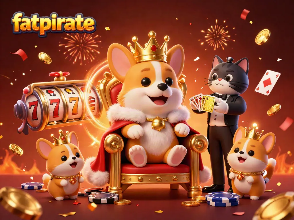 Experience winning adventures at fatpirate casino with royal characters and vibrant game elements.