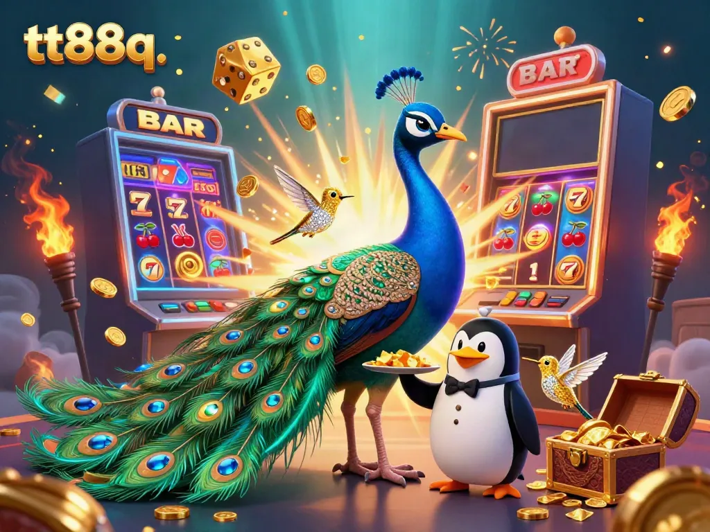 Engage in TT88Q's vibrant casino realm filled with dynamic characters, bursting jackpots, and stunning game elements.