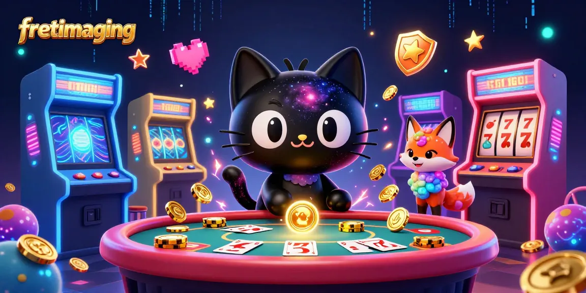 Experience riveting gameplay at fretimaging with slot machines, swirling galaxies, and vibrant casino elements.