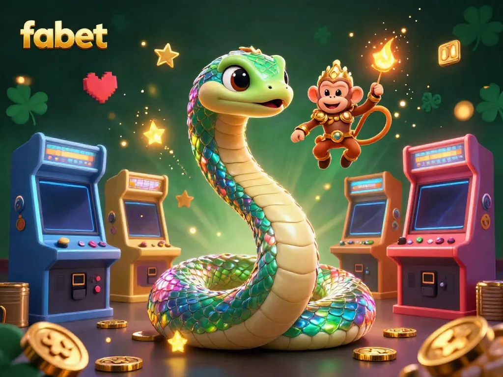 Join the excitement at fabet with a vibrant 3D illustration depicting thrilling casino elements and characters.