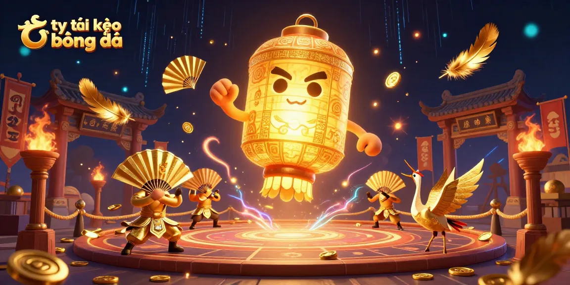 Catch the excitement of tỷ lệ kèo bóng đá with vibrant characters in a dynamic casino scene, highlighting sports betting.