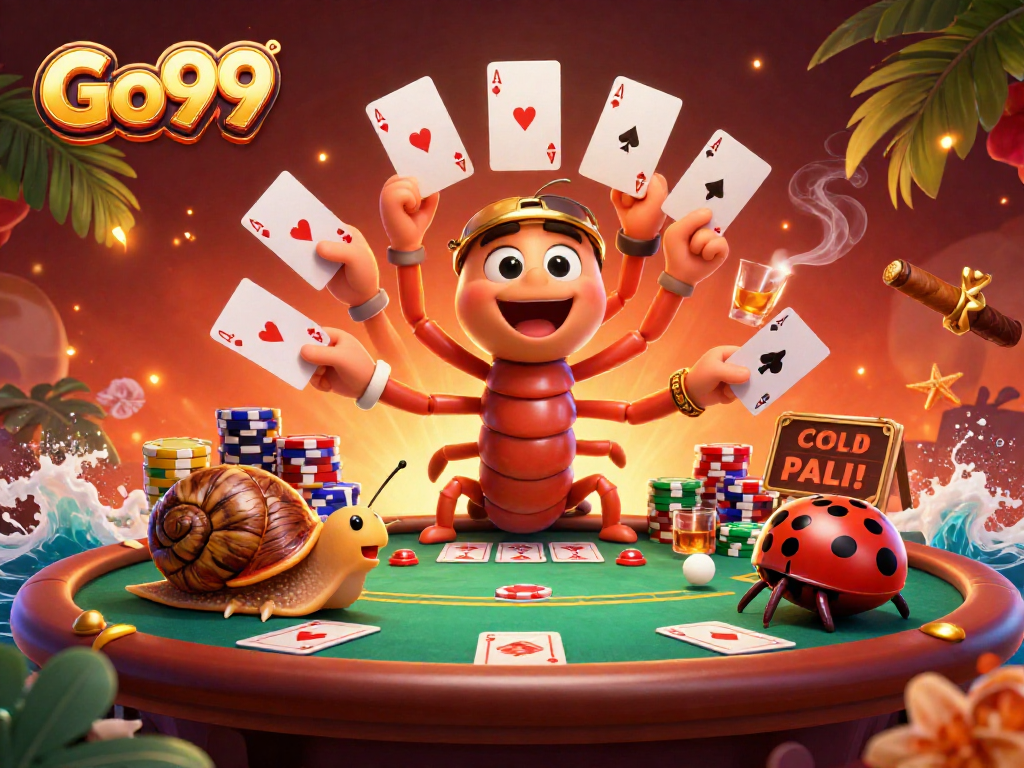Experience high-stakes action at Go99 with vibrant characters and a lively poker scene.