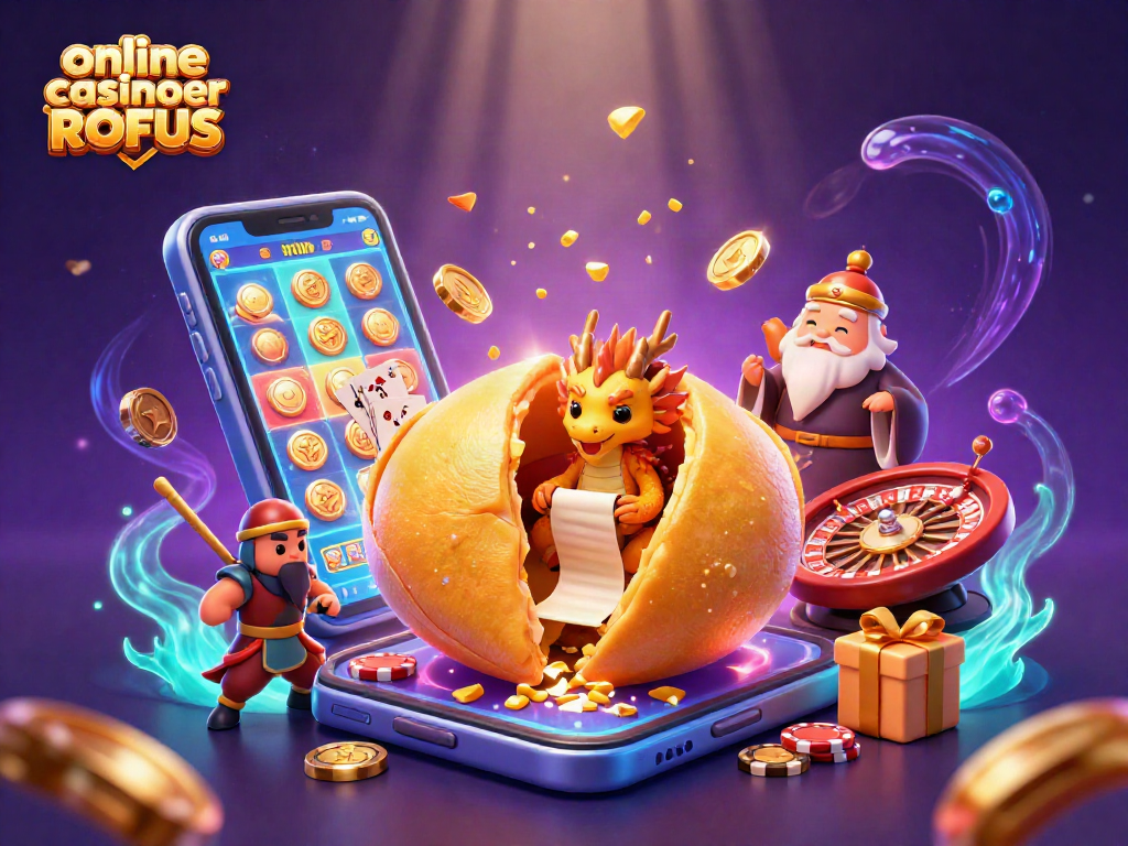 Engage with online casinoer uden ROFUS through a vibrant illustration of luck and fortune elements.