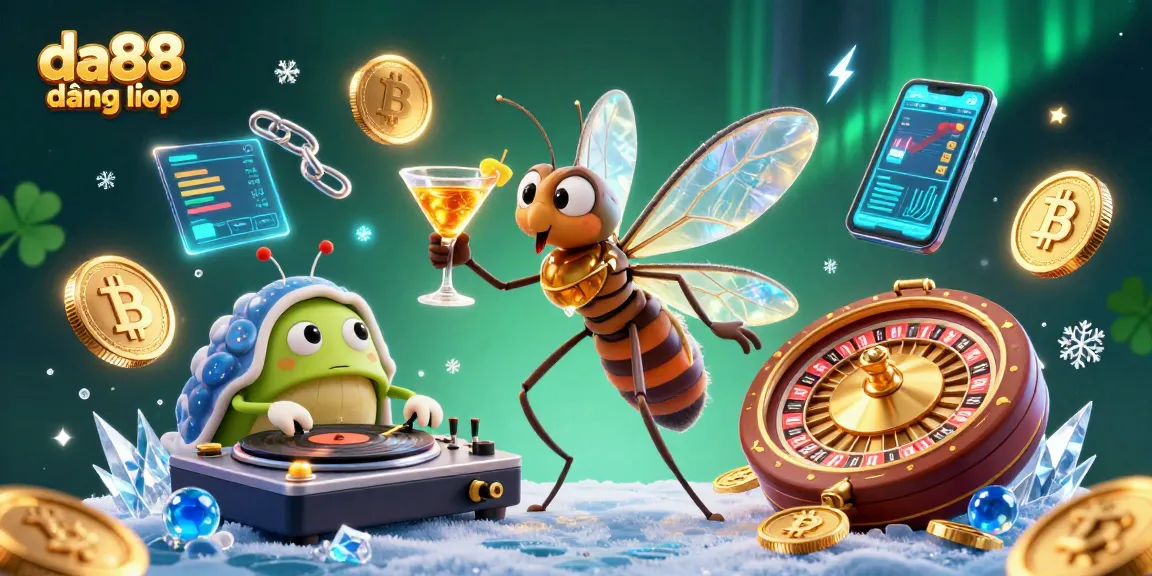Experience da88 đăng nhập with an animated casino scene featuring unique characters and vibrant gaming elements.