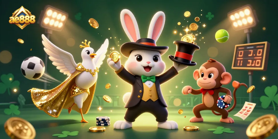 Engage with ae888's animated world of online betting, featuring magical characters and rich gaming elements.